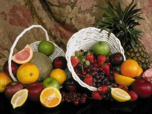 Fruit tegen een droge mond