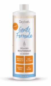 Oxyfresh Unflavoured Mouthwash bij een gevoelige en droge mond